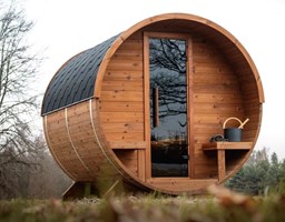 Barrelsauna Lerra Plus L 280 x D 225 cm